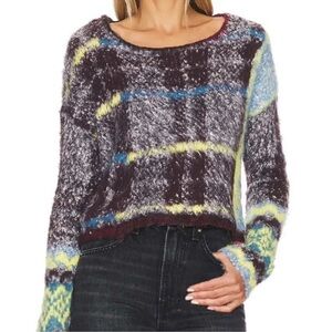 Free People Emerson Pullover
Sweater Plaid Size Small